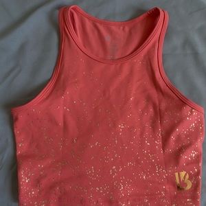 Buff bunny crop halter top